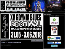 Tablet Screenshot of gdyniabluesfestival.eu